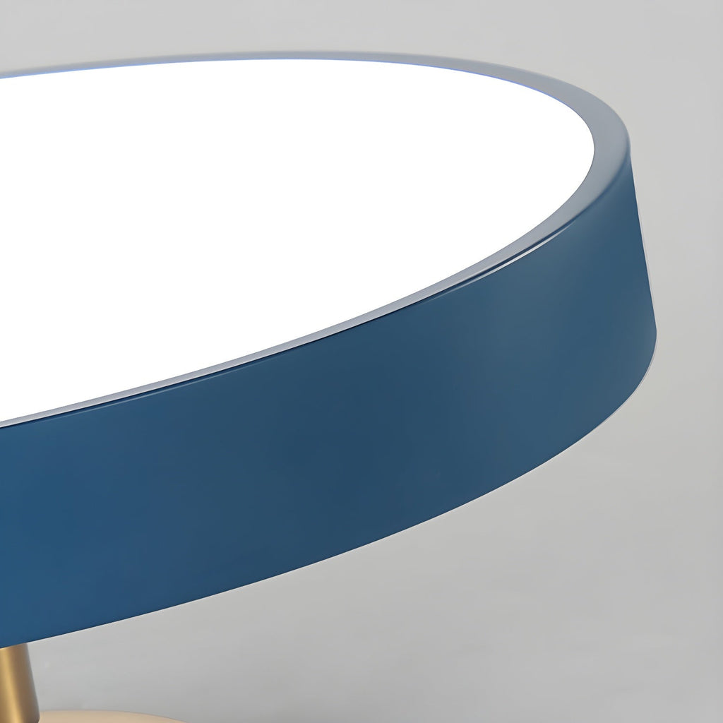 Lámpara de techo LED redonda moderna empotrable de 1 luz
