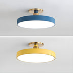 Lámpara de techo LED redonda moderna empotrable de 1 luz