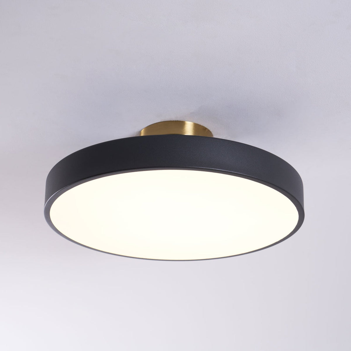 Lámpara de techo LED redonda moderna empotrable de 1 luz