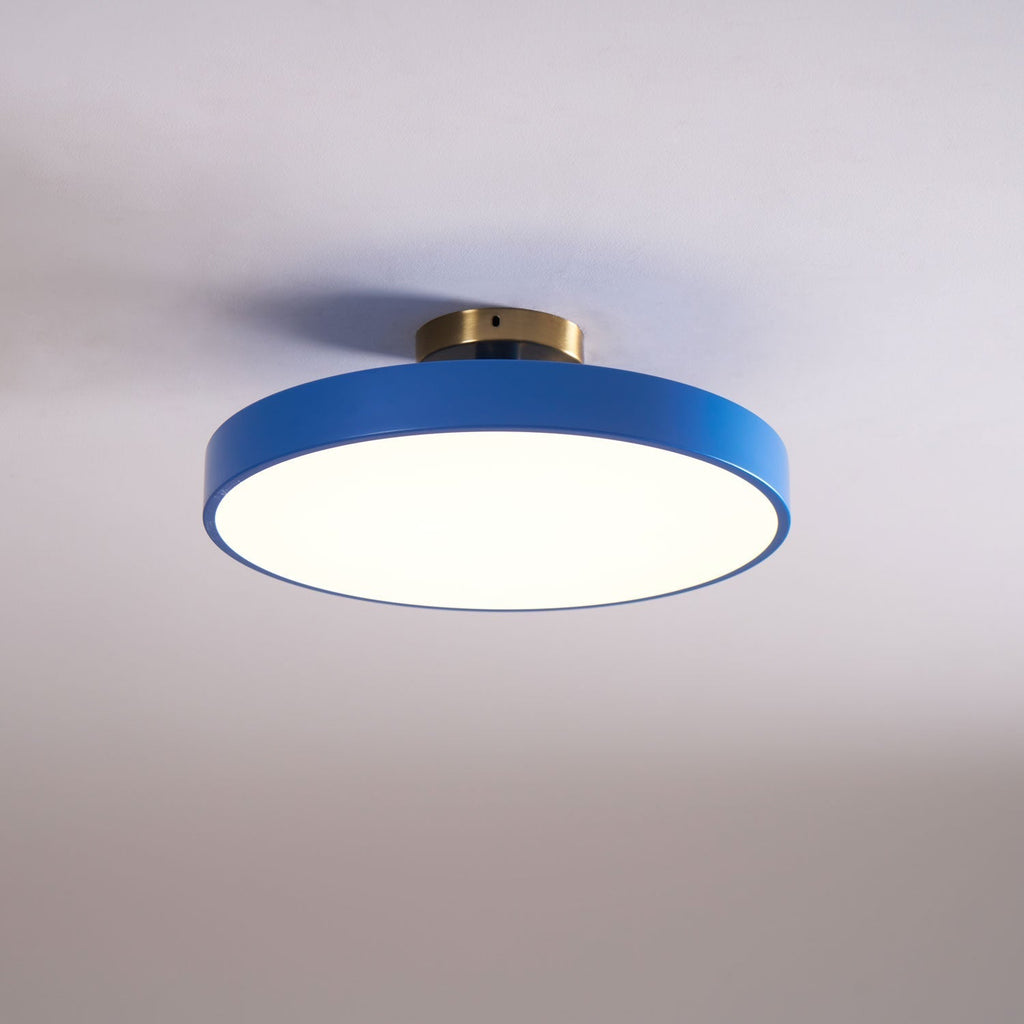 Lámpara de techo LED redonda moderna empotrable de 1 luz