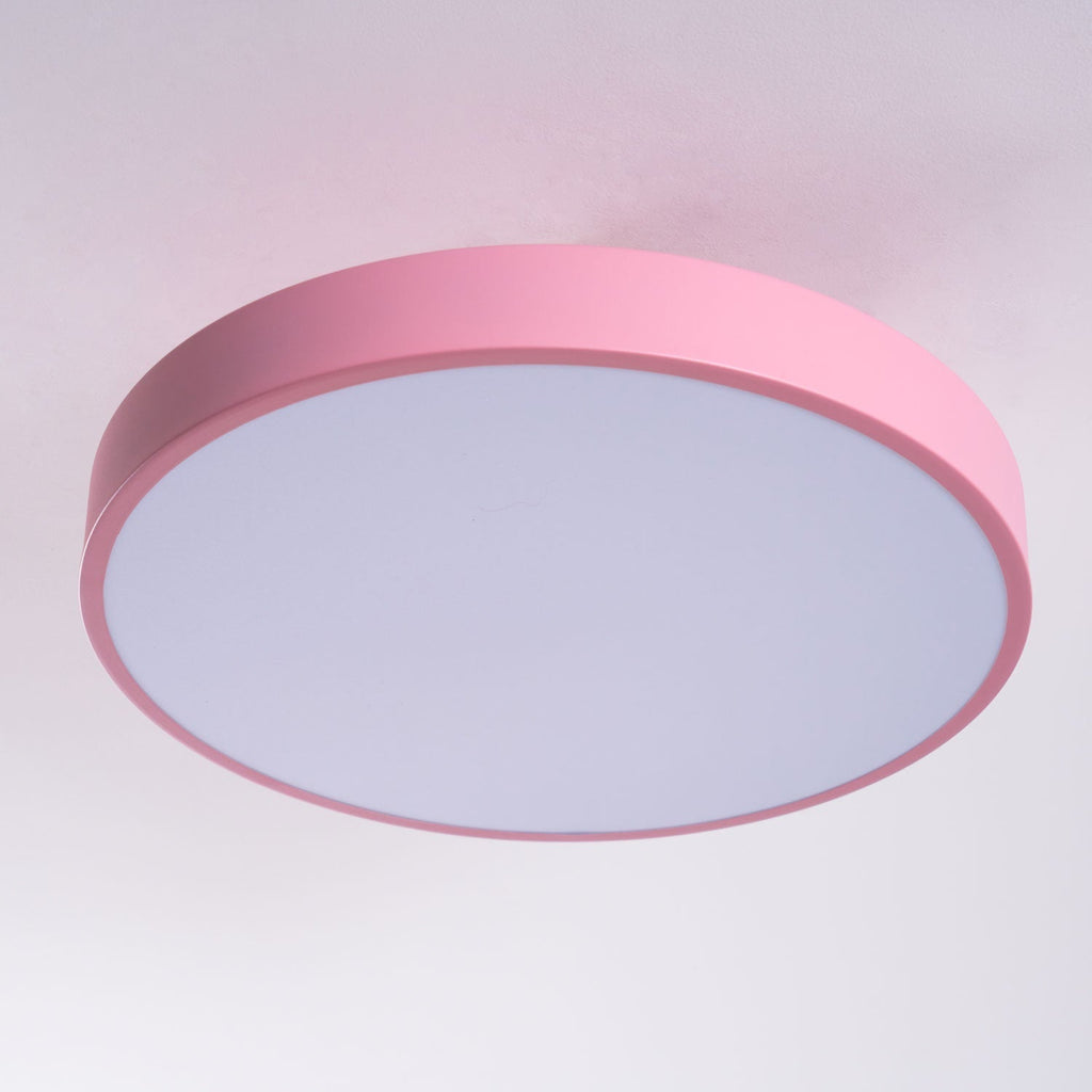Lámpara de techo LED redonda moderna empotrable de 1 luz