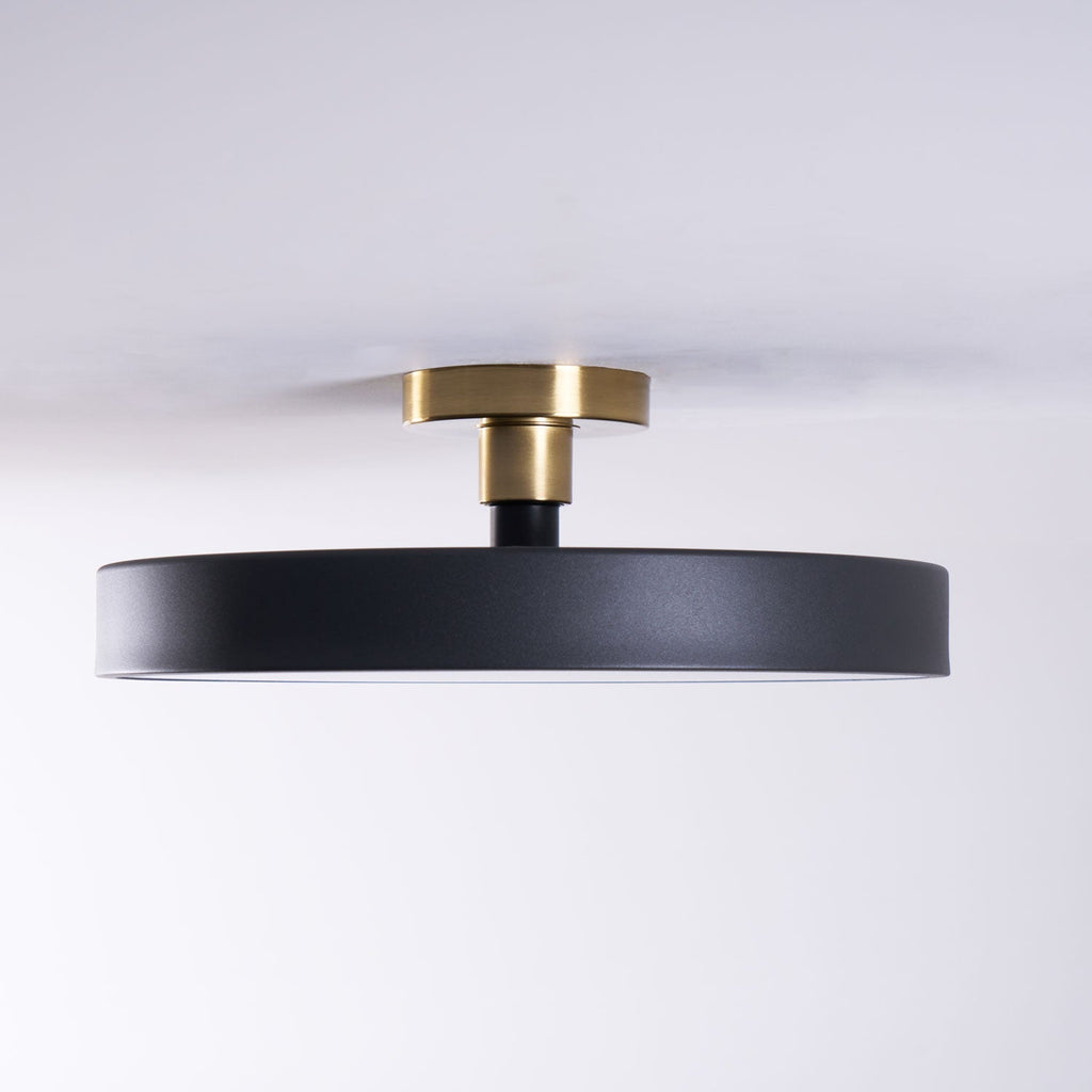 Lámpara de techo LED redonda moderna empotrable de 1 luz