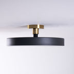 Lámpara de techo LED redonda moderna empotrable de 1 luz