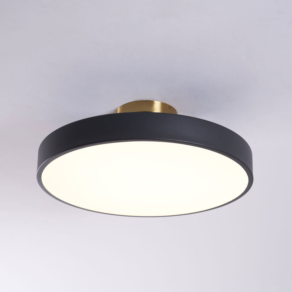 Lámpara de techo LED redonda moderna empotrable de 1 luz