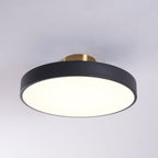 Lámpara de techo LED redonda moderna empotrable de 1 luz