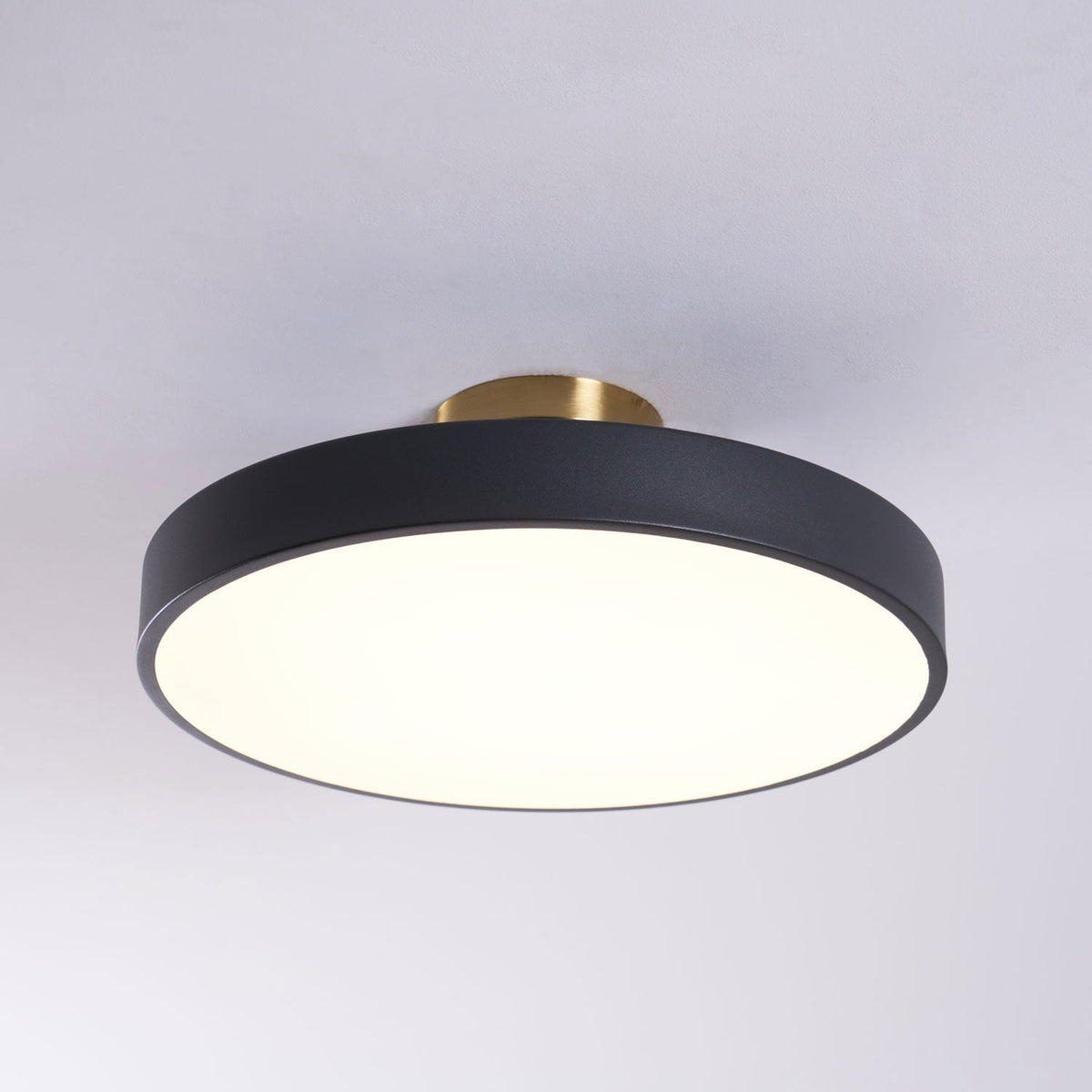 Lámpara de techo LED redonda moderna empotrable de 1 luz