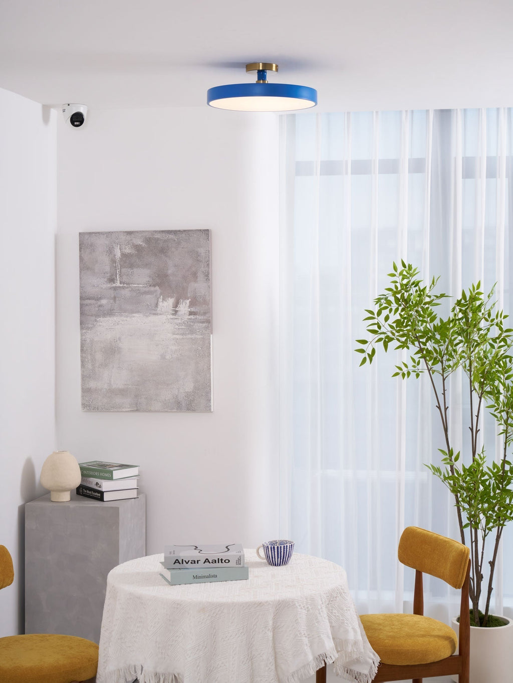 Lámpara de techo LED redonda moderna empotrable de 1 luz
