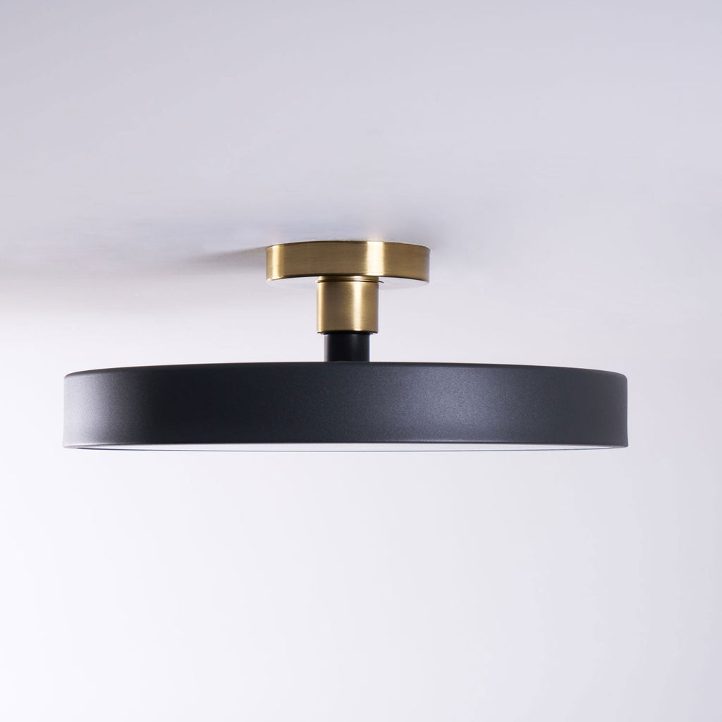 Lámpara de techo LED redonda moderna empotrable de 1 luz