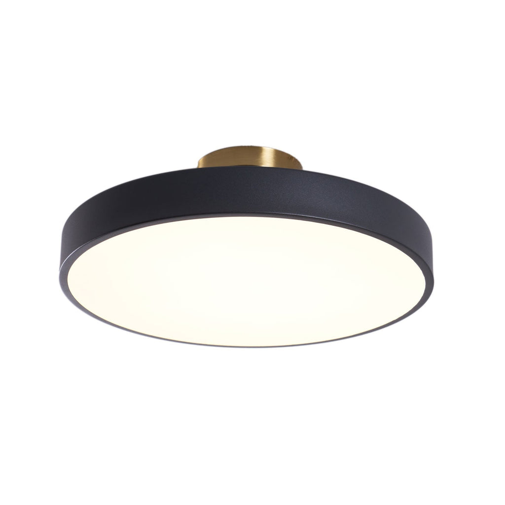 Lámpara de techo LED redonda moderna empotrable de 1 luz