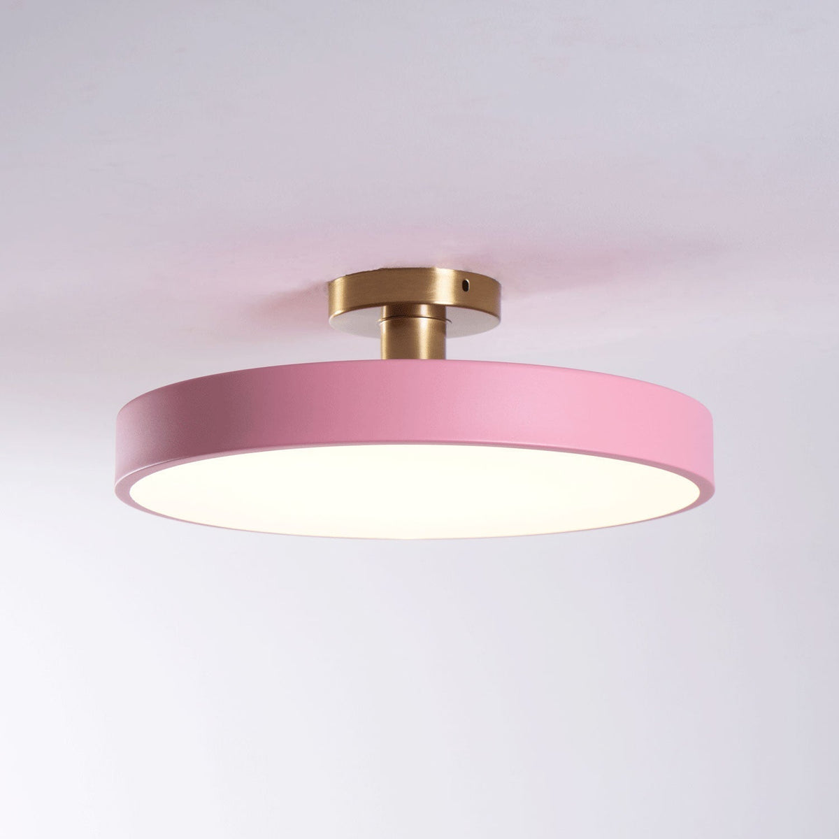 Lámpara de techo LED redonda moderna empotrable de 1 luz