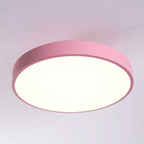 Lámpara de techo LED redonda moderna empotrable de 1 luz