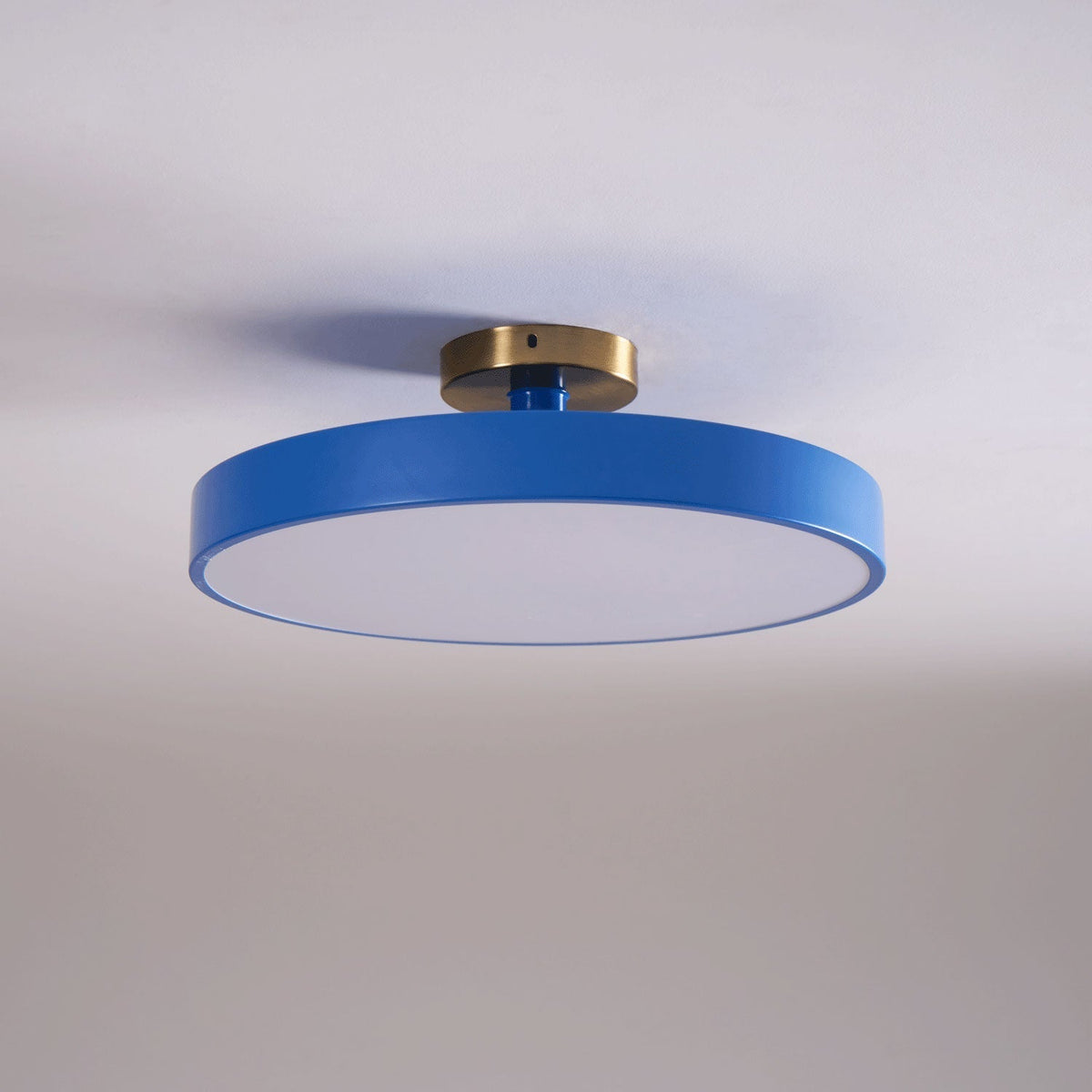 Lámpara de techo LED redonda moderna empotrable de 1 luz