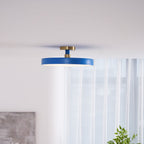 Lámpara de techo LED redonda moderna empotrable de 1 luz