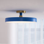 Lámpara de techo LED redonda moderna empotrable de 1 luz