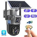 Cámara de vigilancia dramática 4K con panel de zona – 360 grados y detección delgada