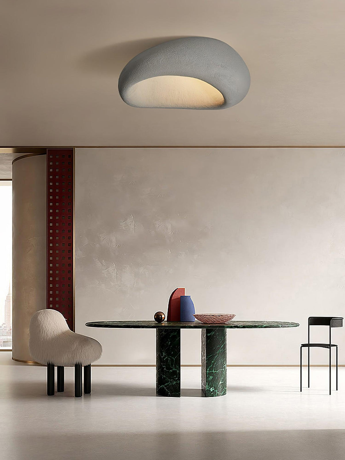 Lámpara de techo colgante con forma de nube escultural Celestia