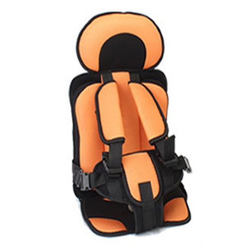 Silla de coche portátil con arnés de cinco puntos, transpirable y regulable