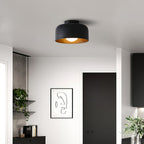Lámpara de techo redonda con interior Houtnerf Glazen Bol ∅22 cm para Hal Keuken Slaapkamer Wandmontage G9 Accesorio