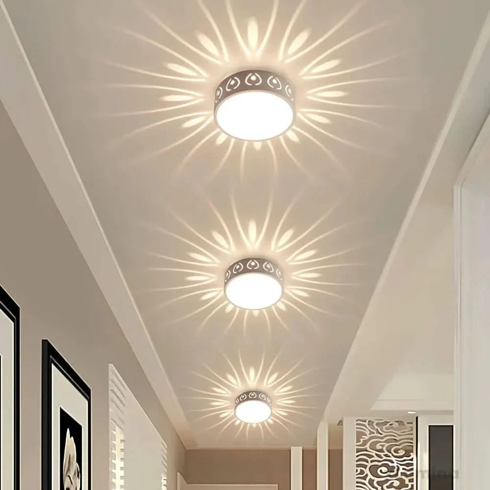 Lámpara de techo LED Lunoval – Lámpara redonda ultradelgada