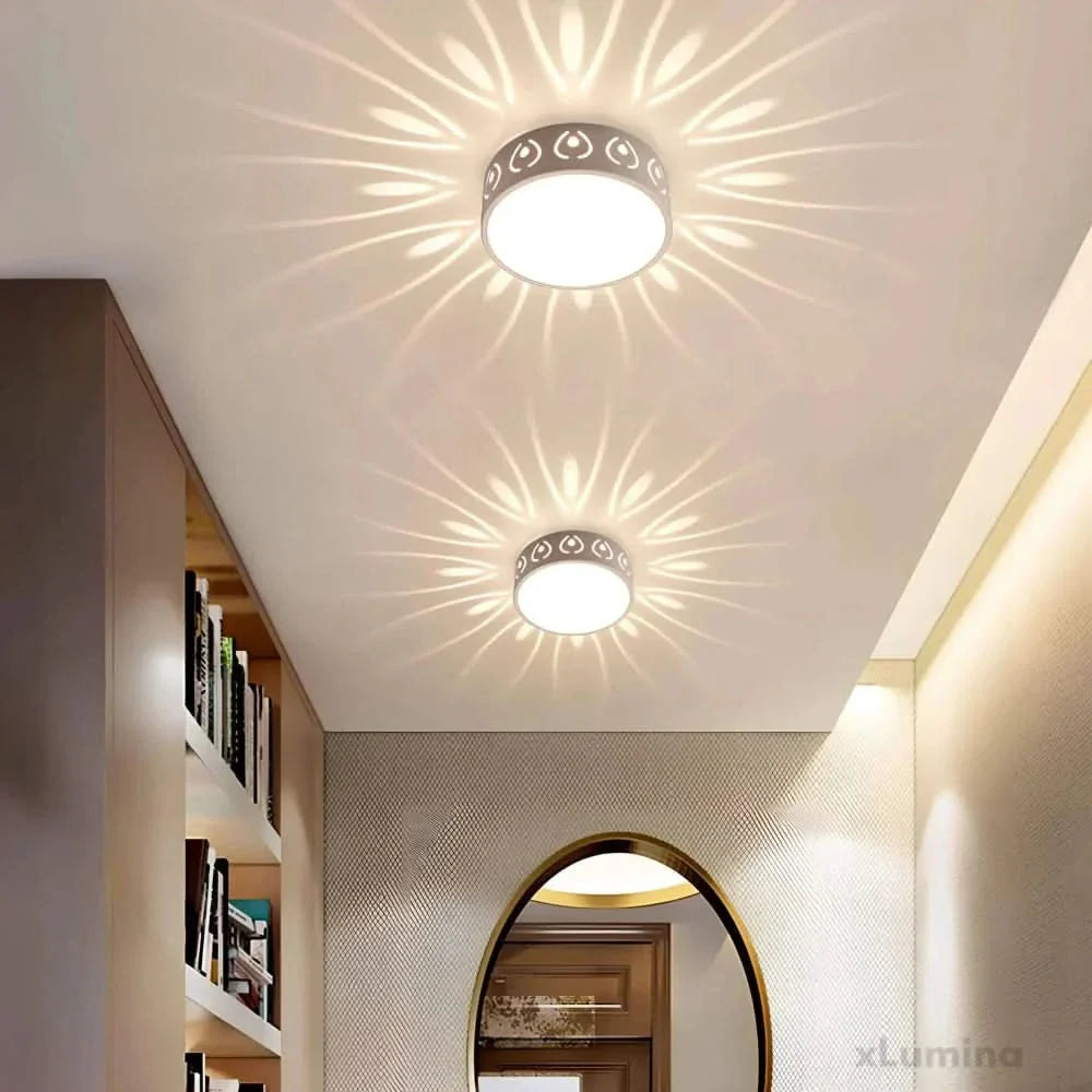 Lámpara de techo LED Lunoval – Lámpara redonda ultradelgada