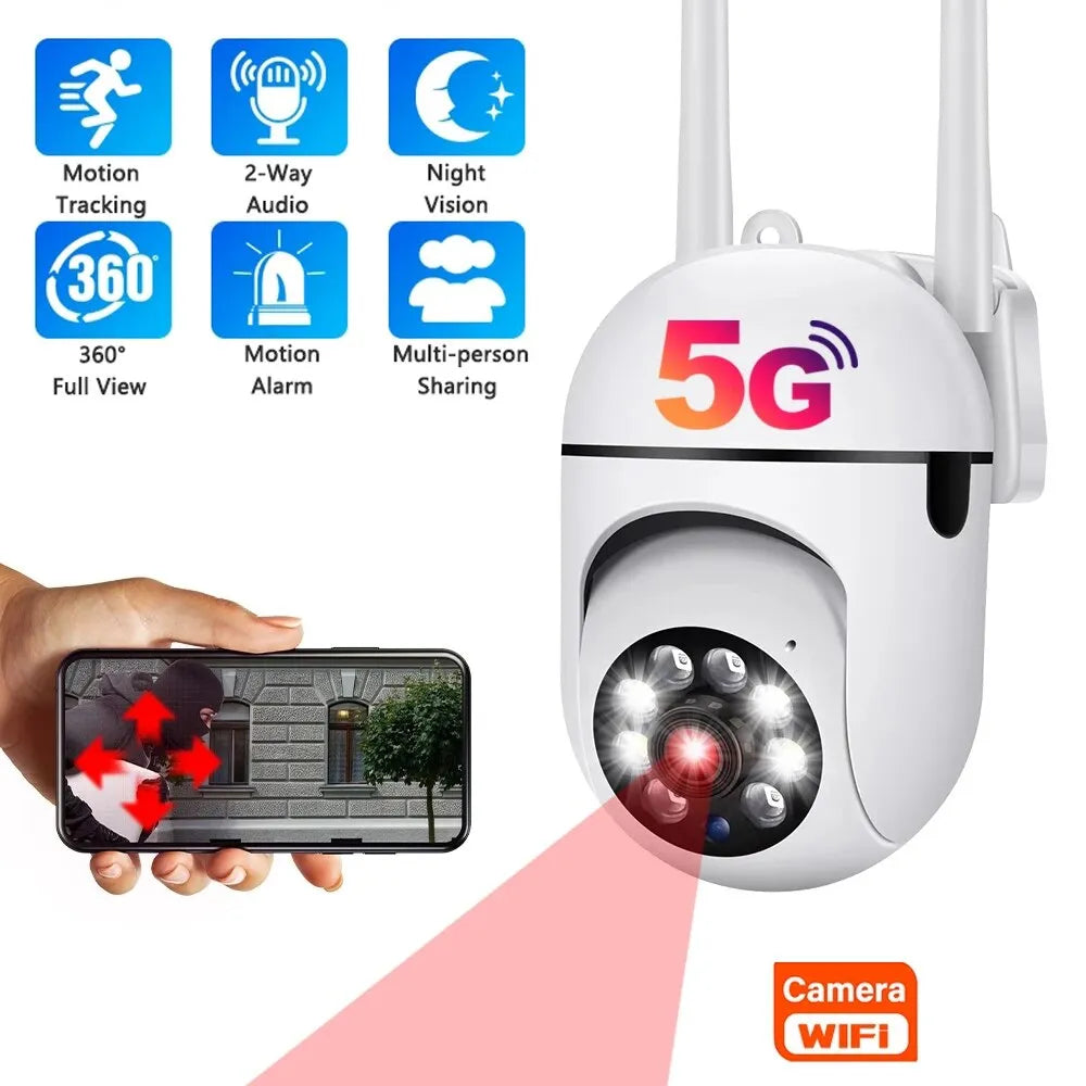 Cámara de seguridad WiFi con monitoreo desde smartphone: vigilancia inalámbrica para interiores y visualización en tiempo real.