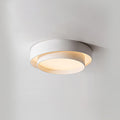 Lámpara de techo cilíndrica de hierro y acrílico, blanca, gris y negra, para sala de estar o dormitorio, LED, 3000K, 4000K, 6000K, Ø40, Ø50, Ø60 cm,