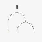 Lámpara de techo móvil con globos de cristal – Diseño moderno en latón o negro – 9 configuraciones – Casquillo G9 y G4