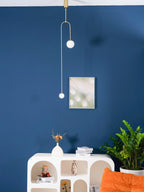 Lámpara de techo móvil con globos de cristal – Diseño moderno en latón o negro – 9 configuraciones – Casquillo G9 y G4