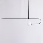 Lámpara de techo móvil con globos de cristal – Diseño moderno en latón o negro – 9 configuraciones – Casquillo G9 y G4