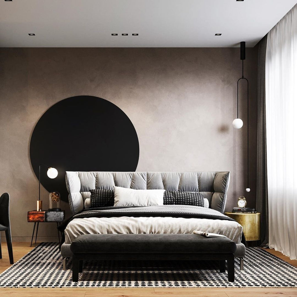 Lámpara de techo móvil con globos de cristal – Diseño moderno en latón o negro – 9 configuraciones – Casquillo G9 y G4