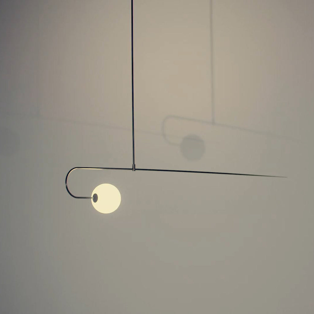 Lámpara de techo móvil con globos de cristal – Diseño moderno en latón o negro – 9 configuraciones – Casquillo G9 y G4