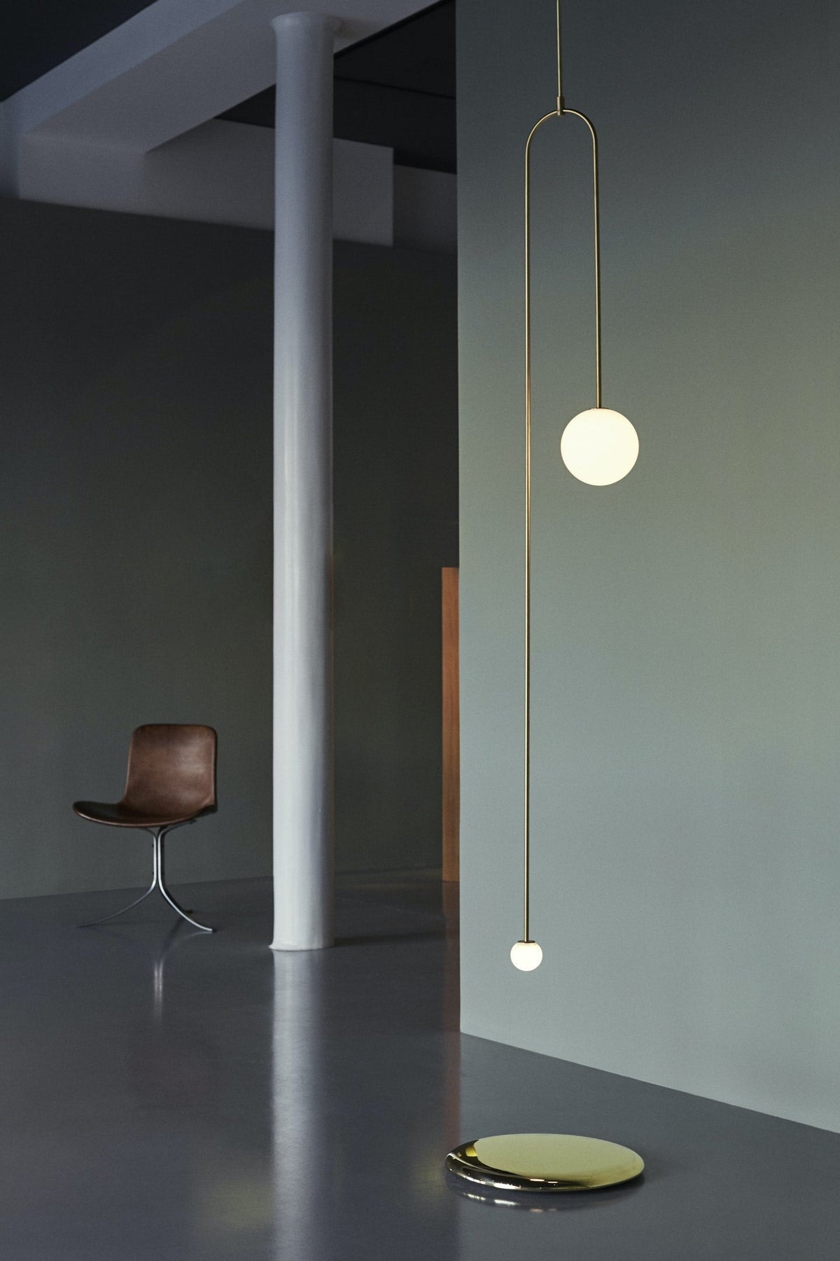 Lámpara de techo móvil con globos de cristal – Diseño moderno en latón o negro – 9 configuraciones – Casquillo G9 y G4