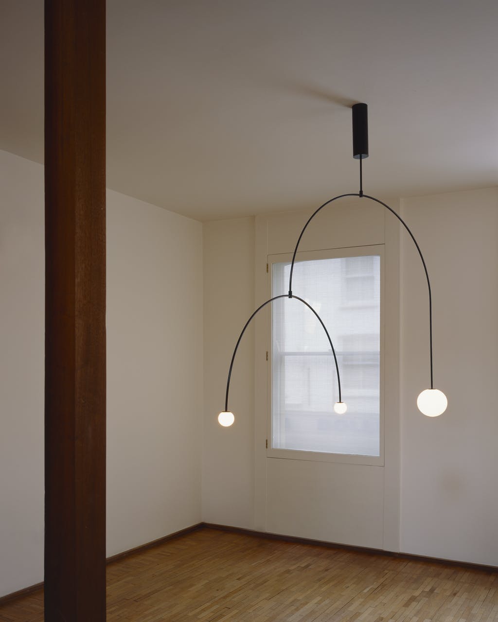 Lámpara de techo móvil con globos de cristal – Diseño moderno en latón o negro – 9 configuraciones – Casquillo G9 y G4