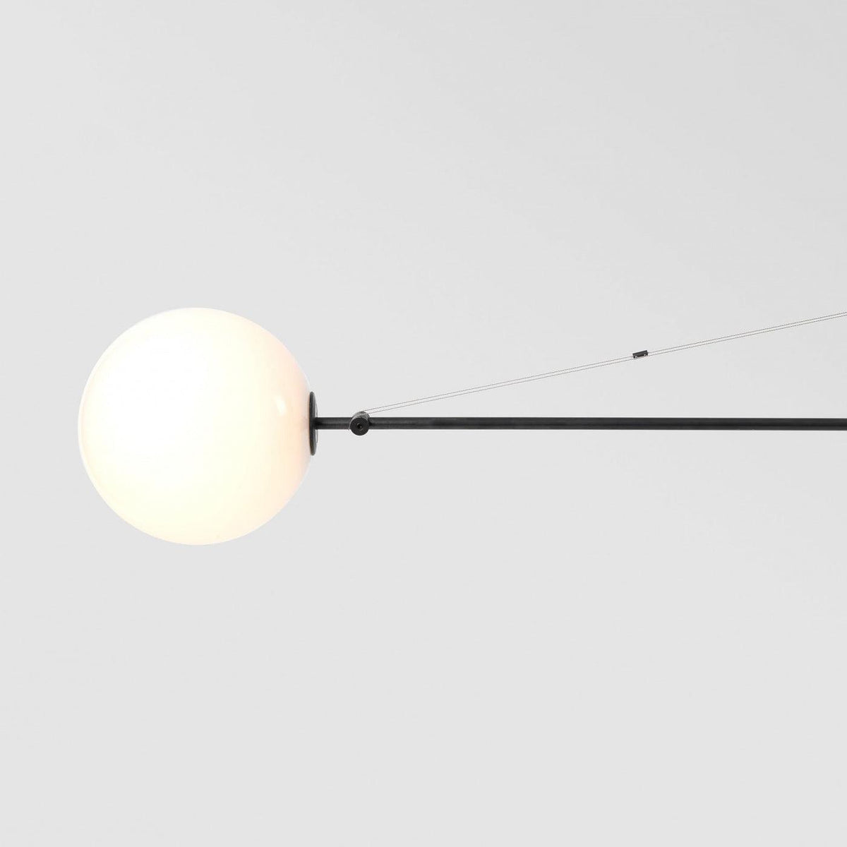 Lámpara de techo móvil con globos de cristal – Diseño moderno en latón o negro – 9 configuraciones – Casquillo G9 y G4