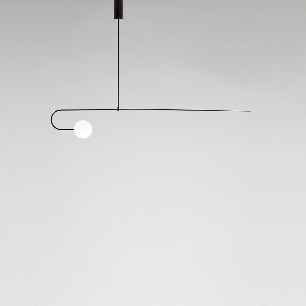 Lámpara de techo móvil con globos de cristal – Diseño moderno en latón o negro – 9 configuraciones – Casquillo G9 y G4