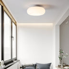 Lámpara de techo LED moderna | Diseño minimalista ovalado blanco
