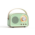 Altavoz Bluetooth retro | Diseño de radio vintage con asa