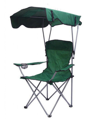 Silla plegable con protección solar