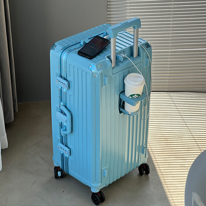 Maleta de viaje rígida premium con ruedas
