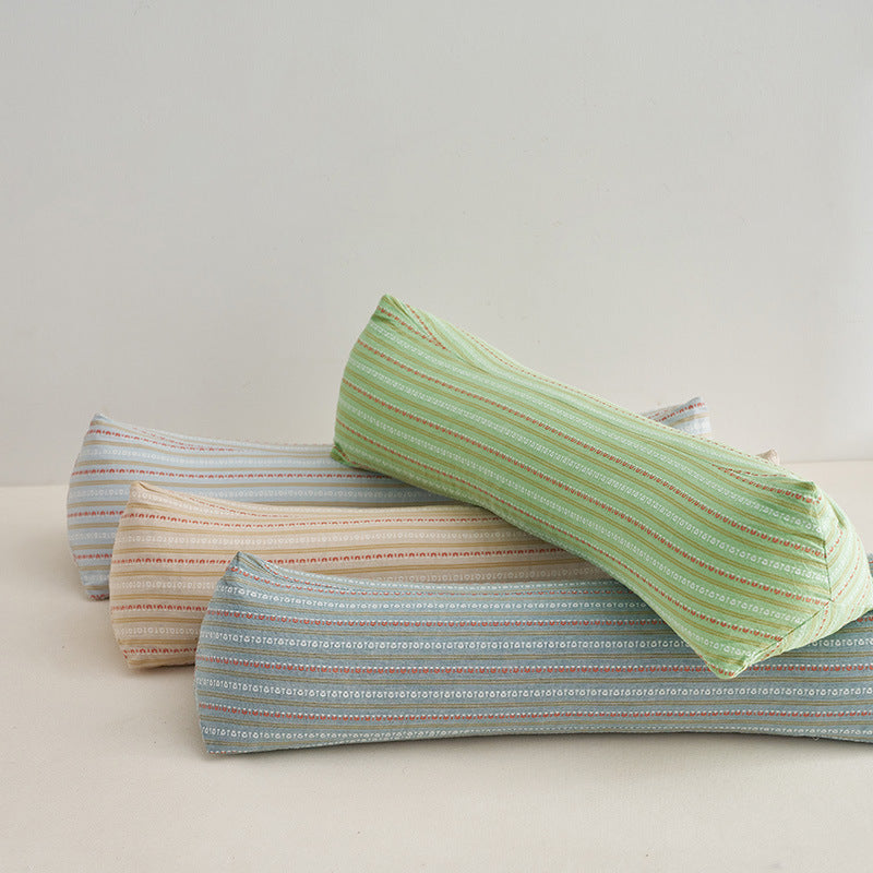 Soporte ergonómico para el cuello con elegante estampado de rayas