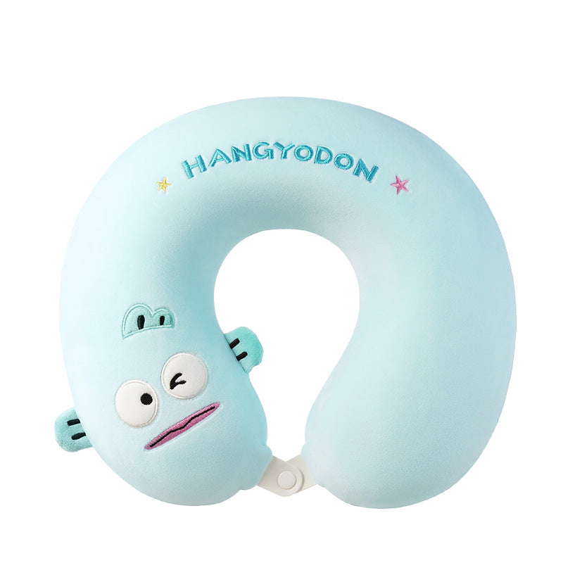 Almohada divertida para el cuello con reposacabezas para mujer
