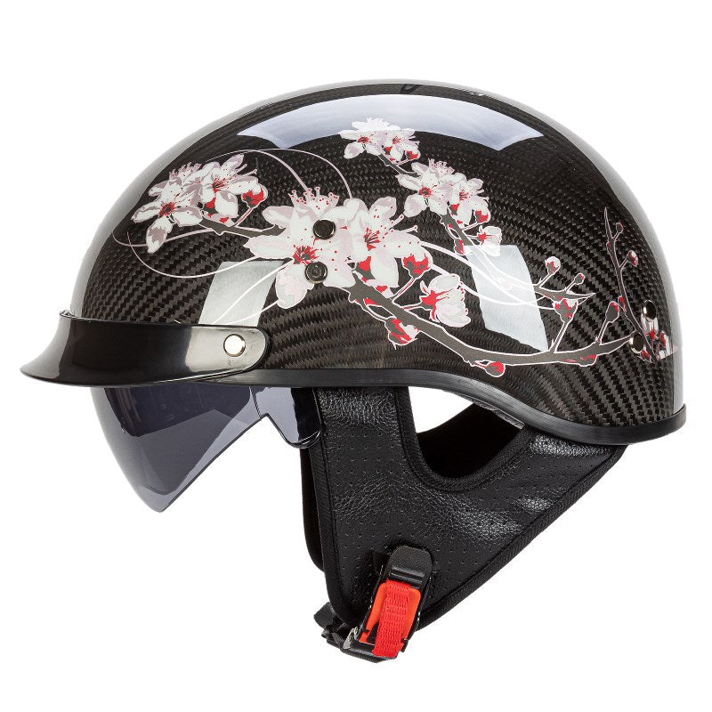 Diseño gráfico de calavera de seguridad para casco de motocicleta