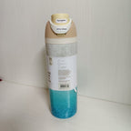 Botella de agua aislada al vacío de acero inoxidable con tapa abatible de un solo toque y cierre de seguridad a prueba de fugas.