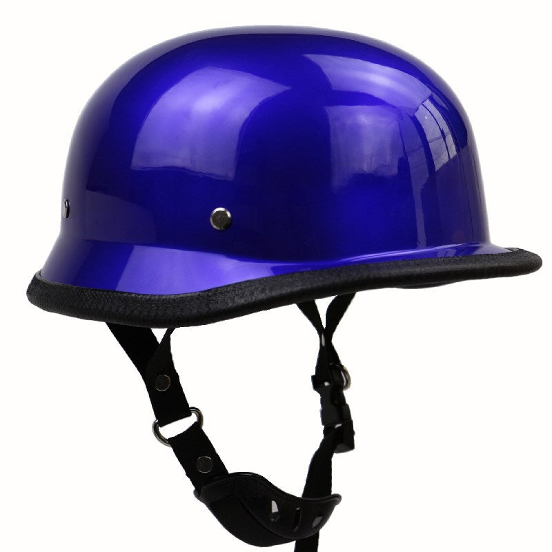 Casco de motocicleta abierto de estilo vintage