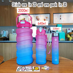 Botella de agua plegable unisex