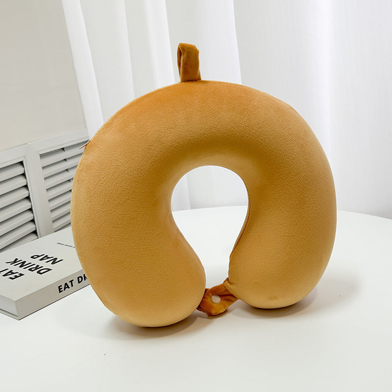 Almohada ergonómica de soporte cervical para mujer con práctico diseño de sujeción