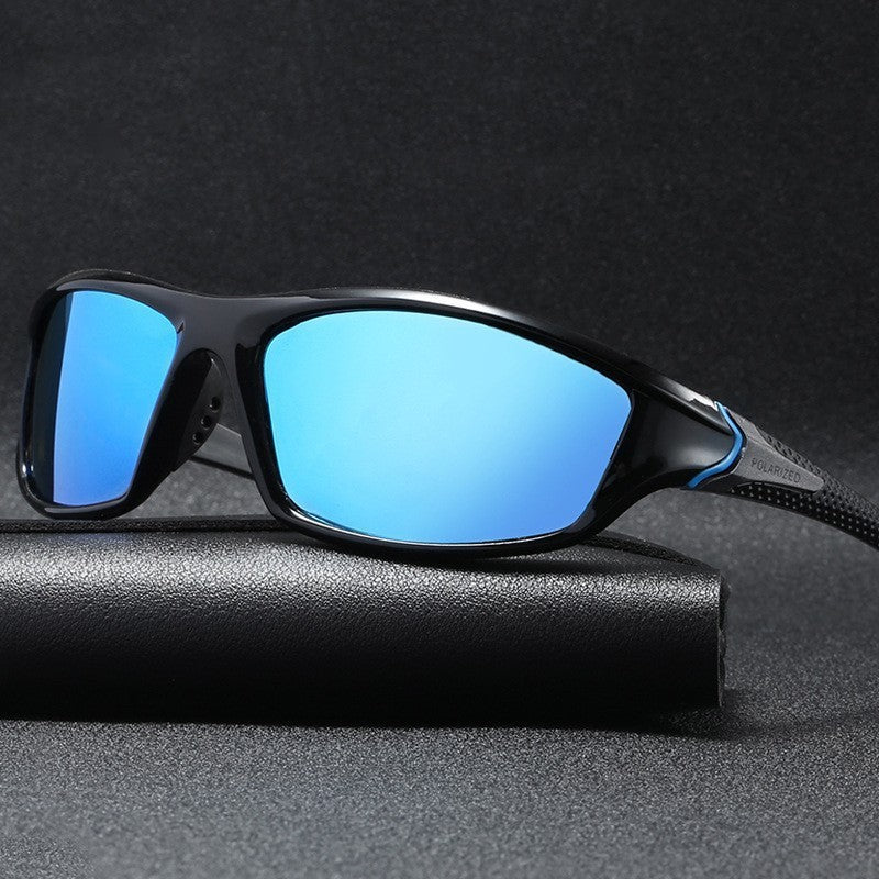 Gafas de sol deportivas unisex envolventes con lentes polarizadas de policarbonato irrompibles y almohadillas nasales antideslizantes