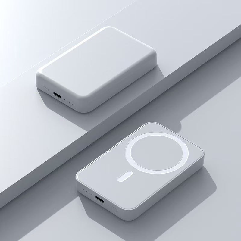 Powerbank con carga inalámbrica y pantalla LCD