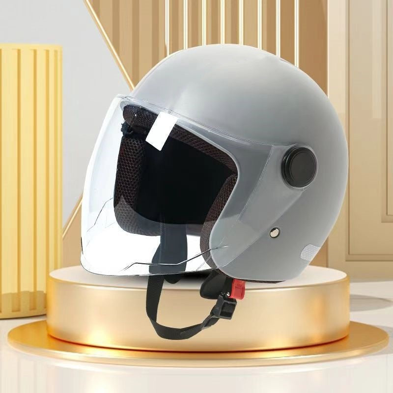 Elegante casco de motocicleta