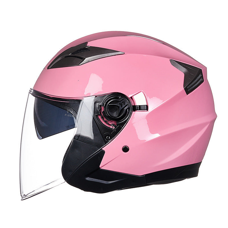 Casco integral de motocicleta con visera integrada